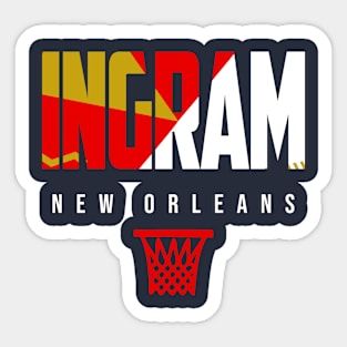 Ingram New Orleans Basketball Warmup Sticker